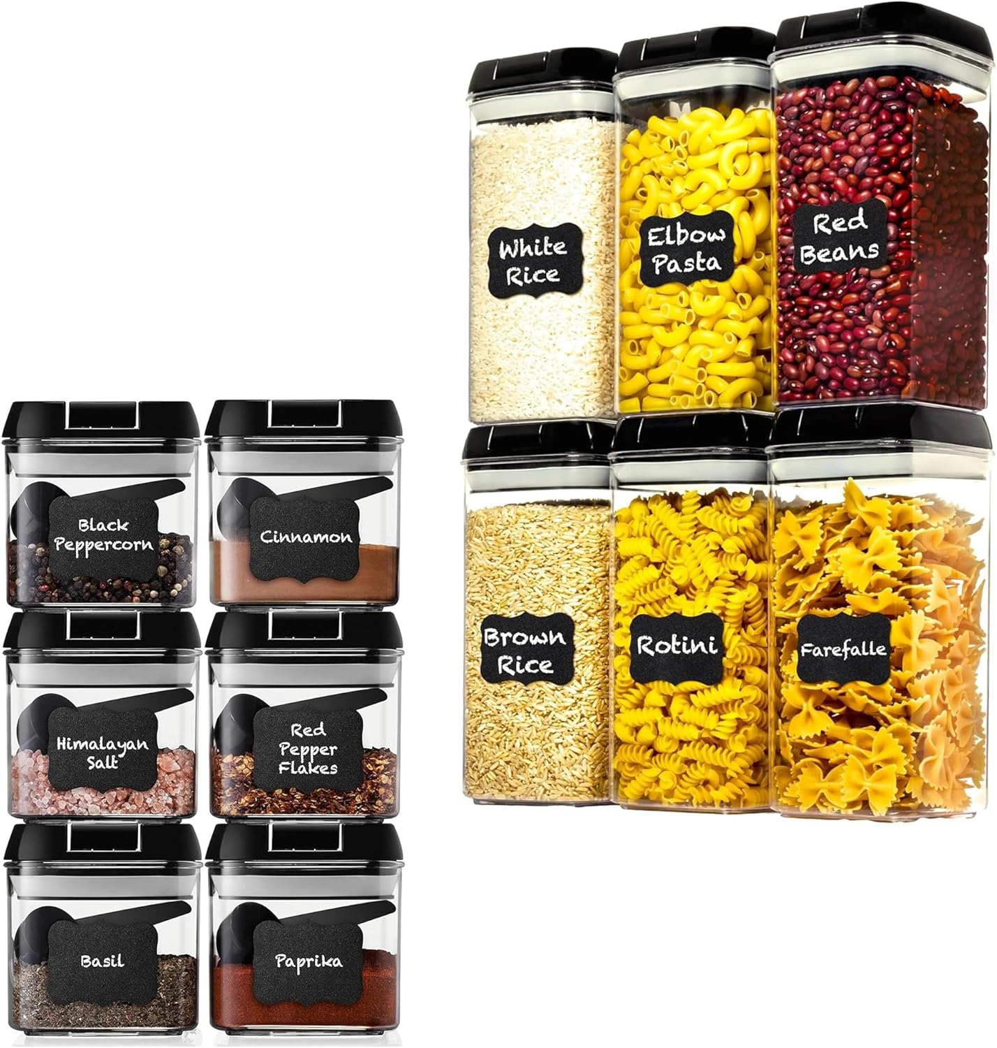 Plastic Storage Set 6pc